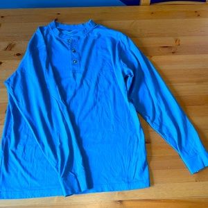 L.L. Bean Explorer Slub Tee Henley Long-Sleeve